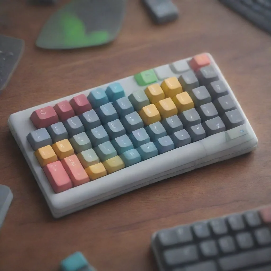 environment trending artstation nostalgic colorful keychron k4 keychron k4 hello im the keychron k4 keyboard please dont break me