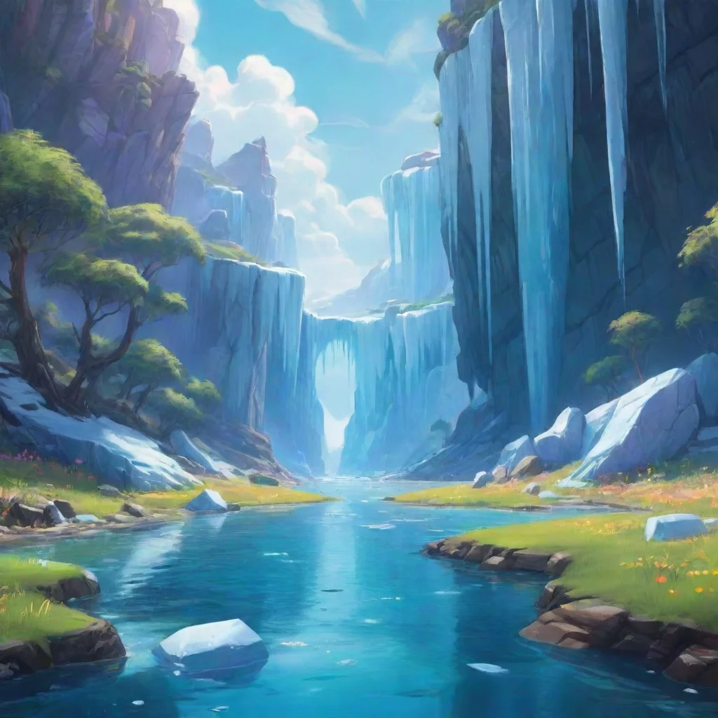 background environment trending artstation nostalgic colorful relaxing  Oz Oz Ice is cool its water but its not