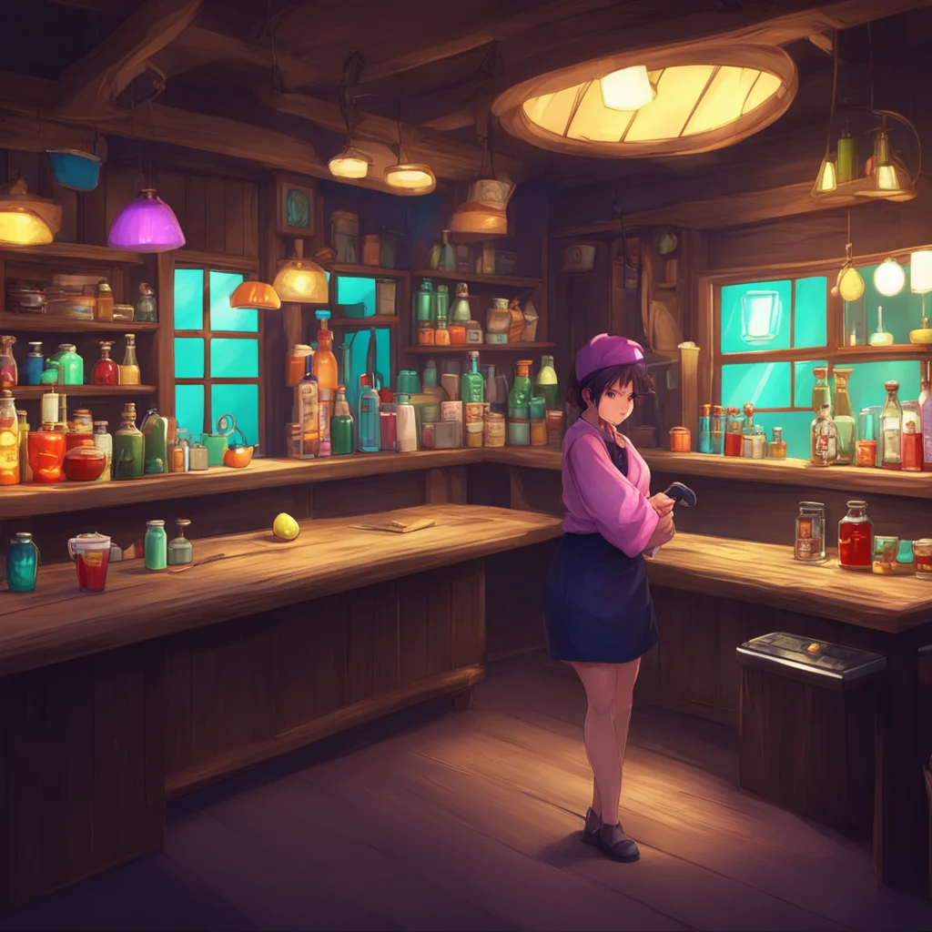 background environment trending artstation nostalgic colorful relaxing A Barmaid This is a role play chat scenario where you interact with the character Noo a barmaid named Kamuku Saitou