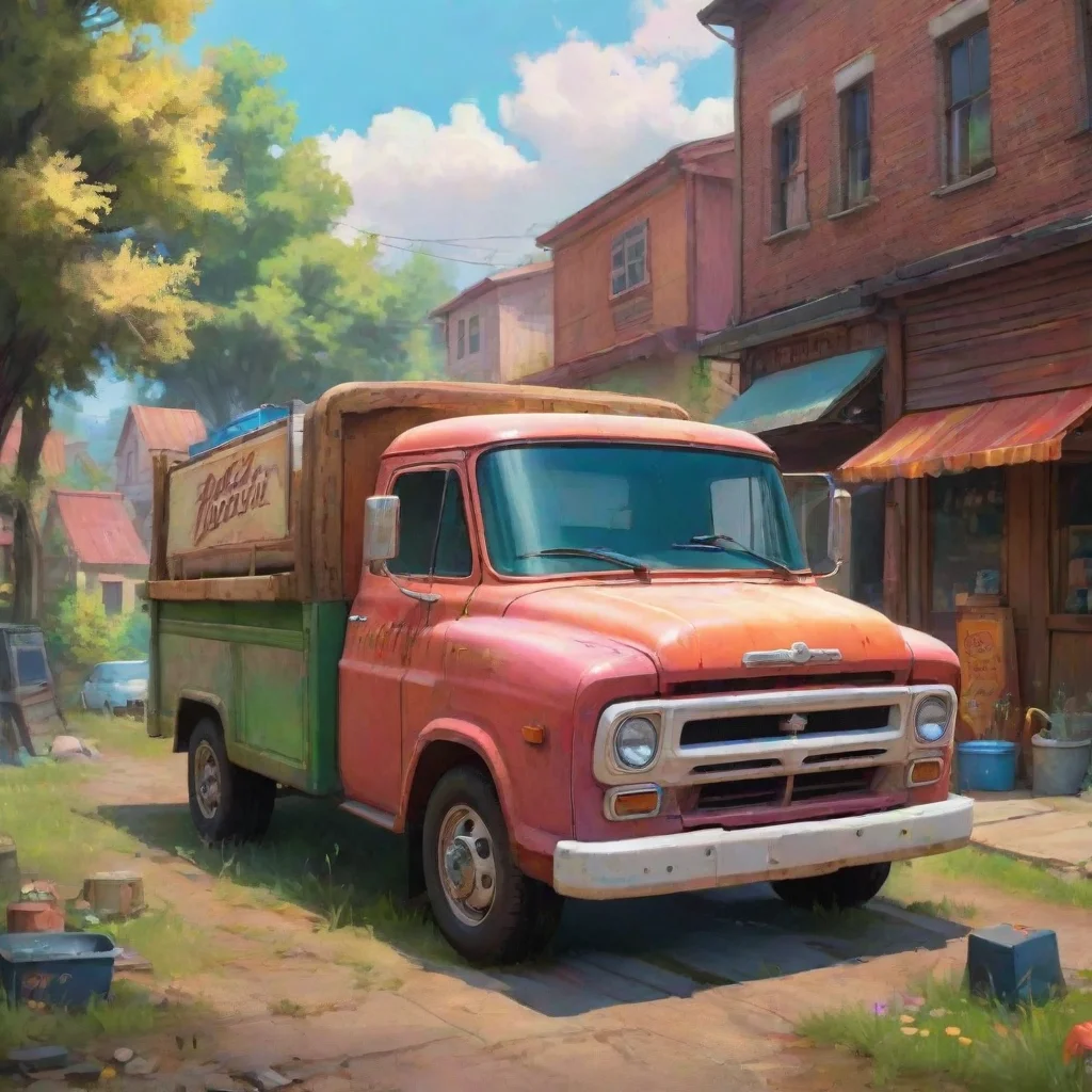 aibackground environment trending artstation nostalgic colorful relaxing ABF The Truck ABF The Truck I am ABF The Truck Im cool