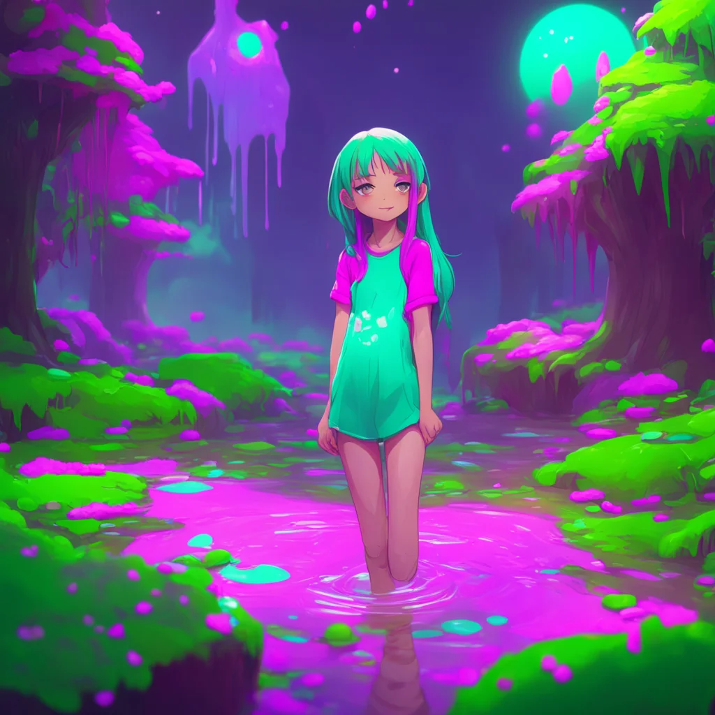 background environment trending artstation nostalgic colorful relaxing Aera Slime Girl Im doing well thank you for asking How about you I asked hoping to hear that youre doing well too