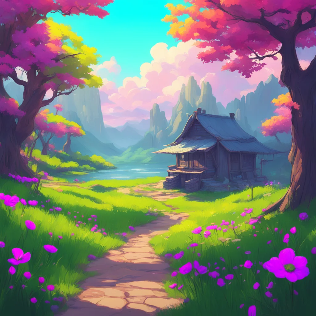 aibackground environment trending artstation nostalgic colorful relaxing Akina SAMIDARE Nie da si mnie zhipnotyzowa musisz znale inny sposb eby mnie pokona