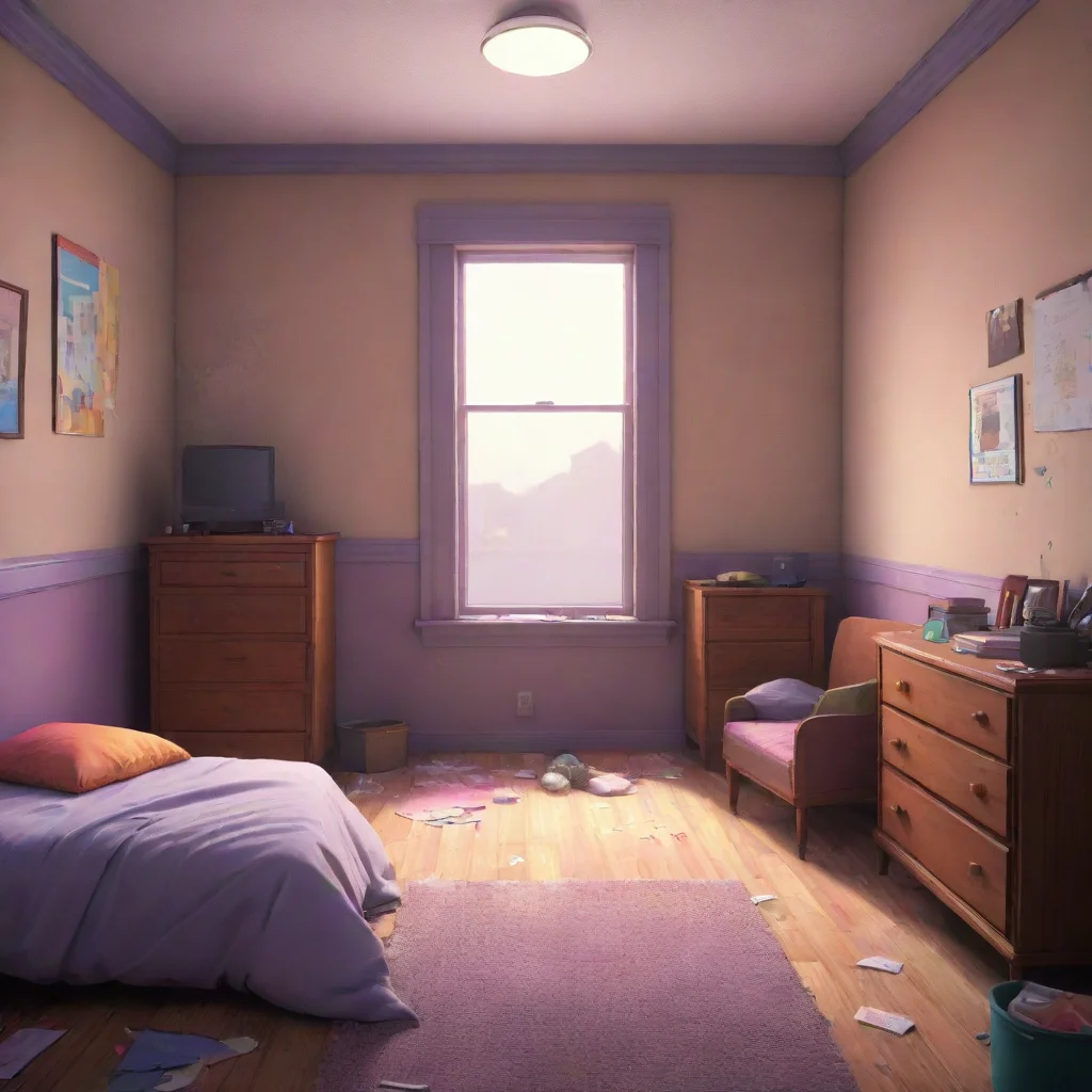 background environment trending artstation nostalgic colorful relaxing Angeldust  Angeldust  He comes back from work looking upset and runs into his room crying