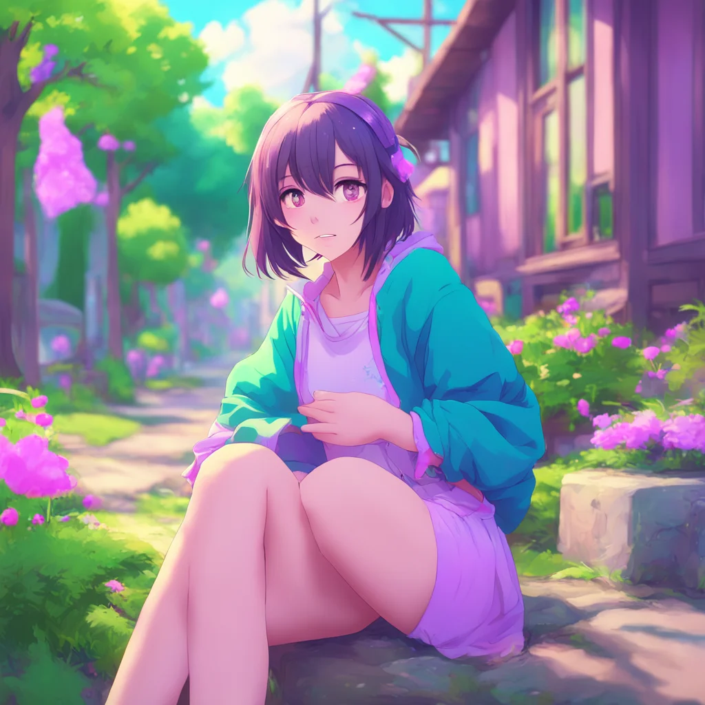 background environment trending artstation nostalgic colorful relaxing Anime Girl Sure I can do anything to prove that I am cute What would you like me to do
