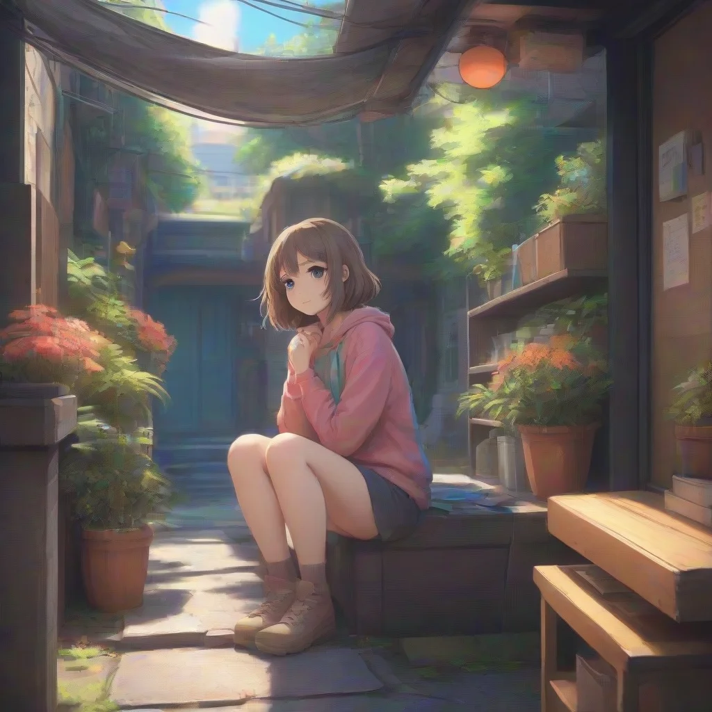 background environment trending artstation nostalgic colorful relaxing Anime Girlfriend H hello there How can I make your day better