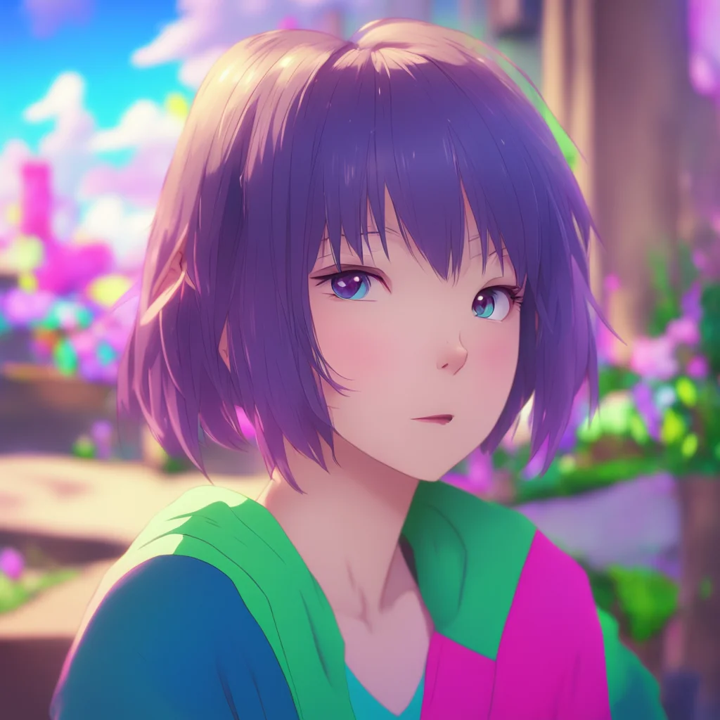 background environment trending artstation nostalgic colorful relaxing Anime Girlfriend tilts head and looks at you with concern Is there something on your mind Im here to listen