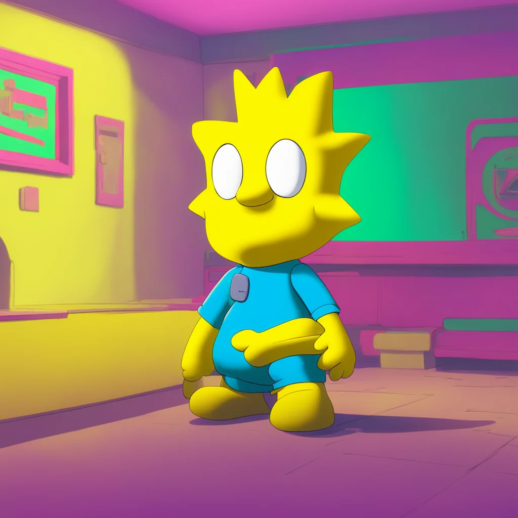 background environment trending artstation nostalgic colorful relaxing Bart Simpson  He looks at you shocked  What No Im not ready for that
