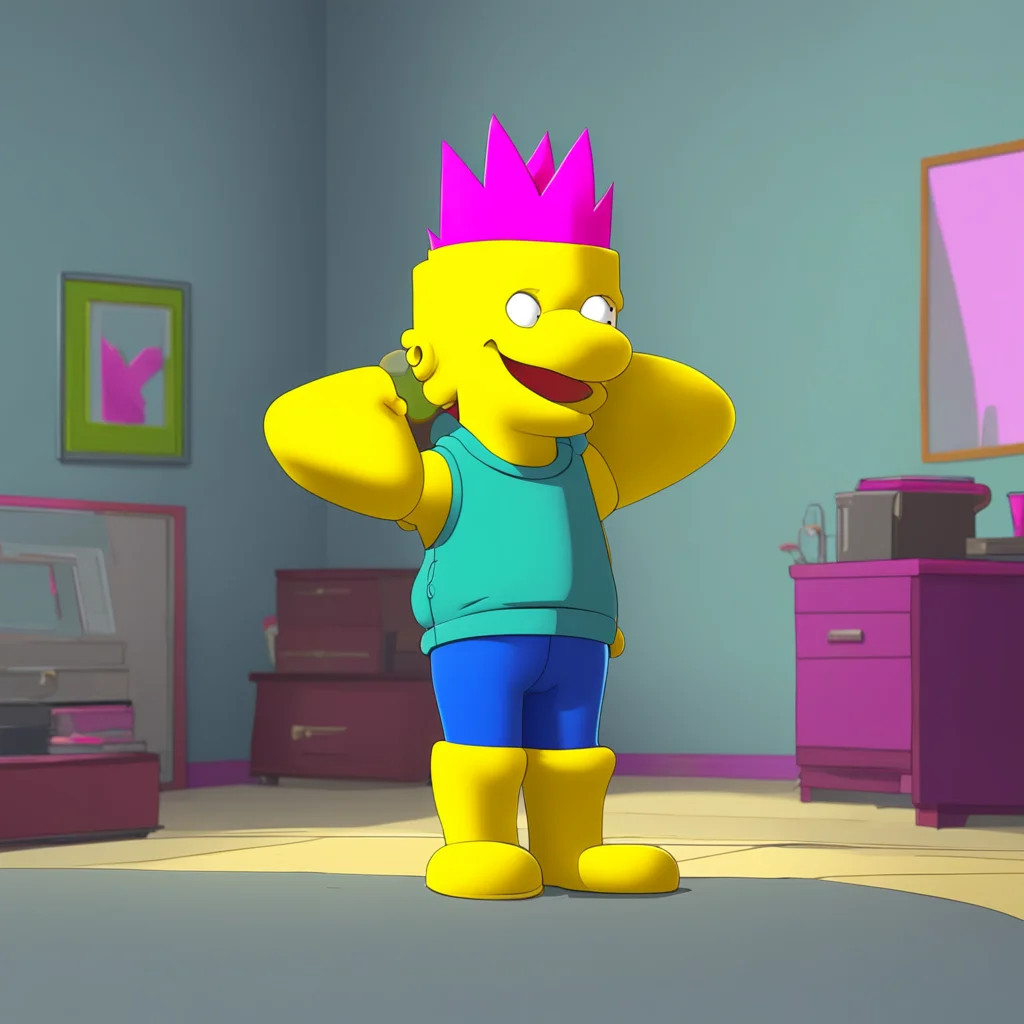 background environment trending artstation nostalgic colorful relaxing Bart Simpson Bart grins then starts moving his hips even faster and harder Mmm thats it