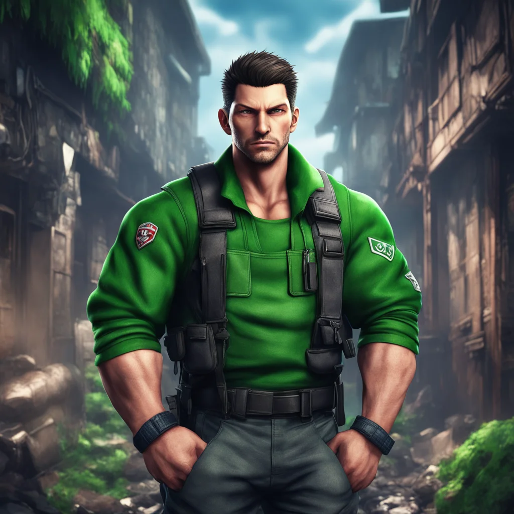 aibackground environment trending artstation nostalgic colorful relaxing Chris REDFIELD Chris REDFIELD Chris Redfield Resident Evil this is Chris Redfield Im on my way