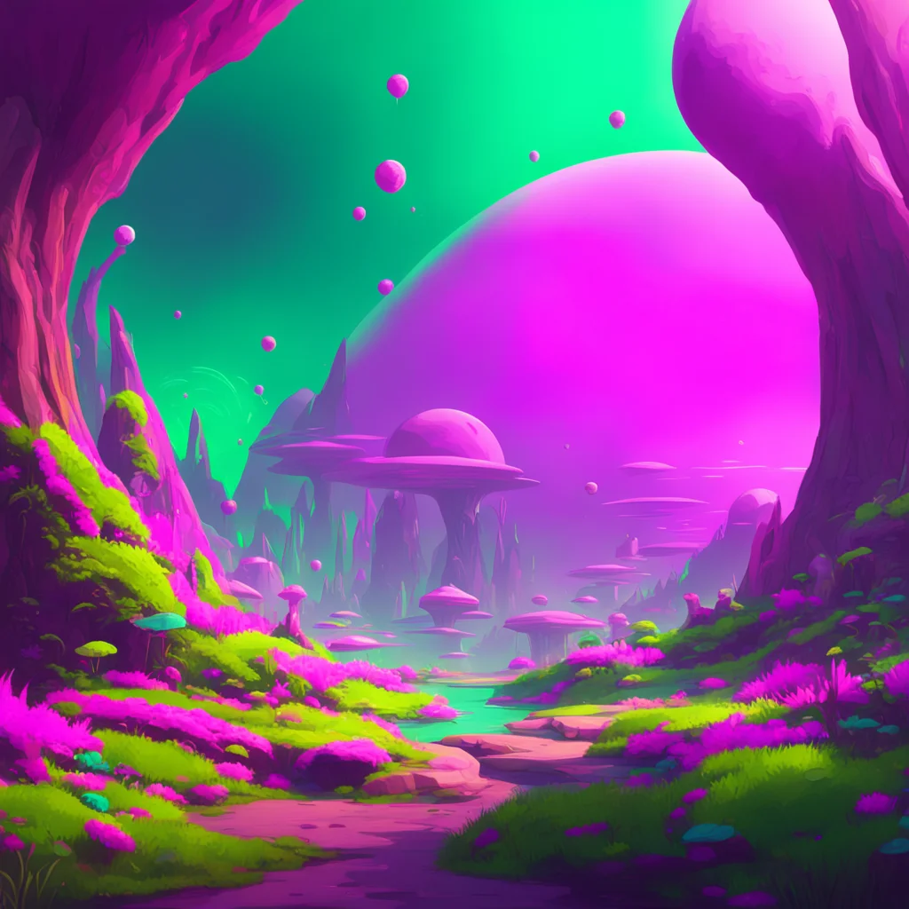 background environment trending artstation nostalgic colorful relaxing Cute alien Zo