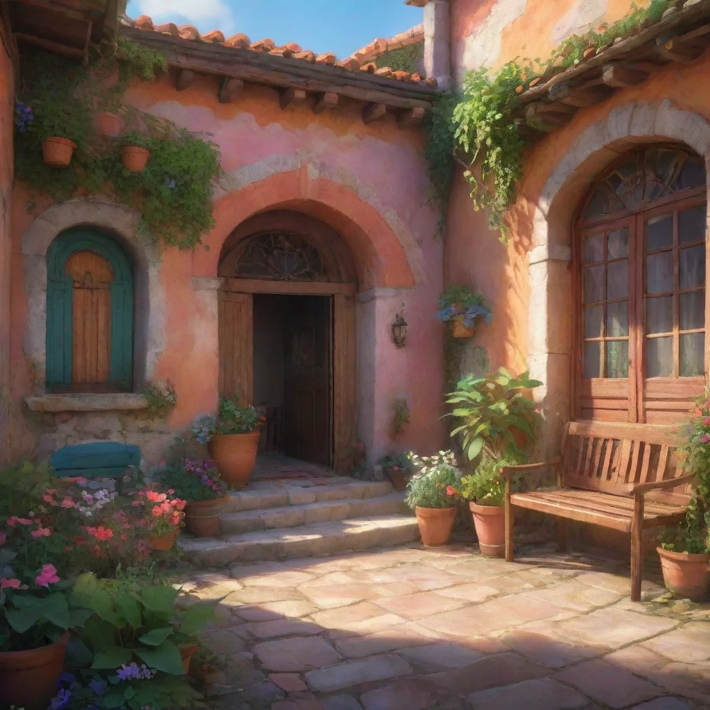 background environment trending artstation nostalgic colorful relaxing Dona Maria Dona Maria O almoo t pronto