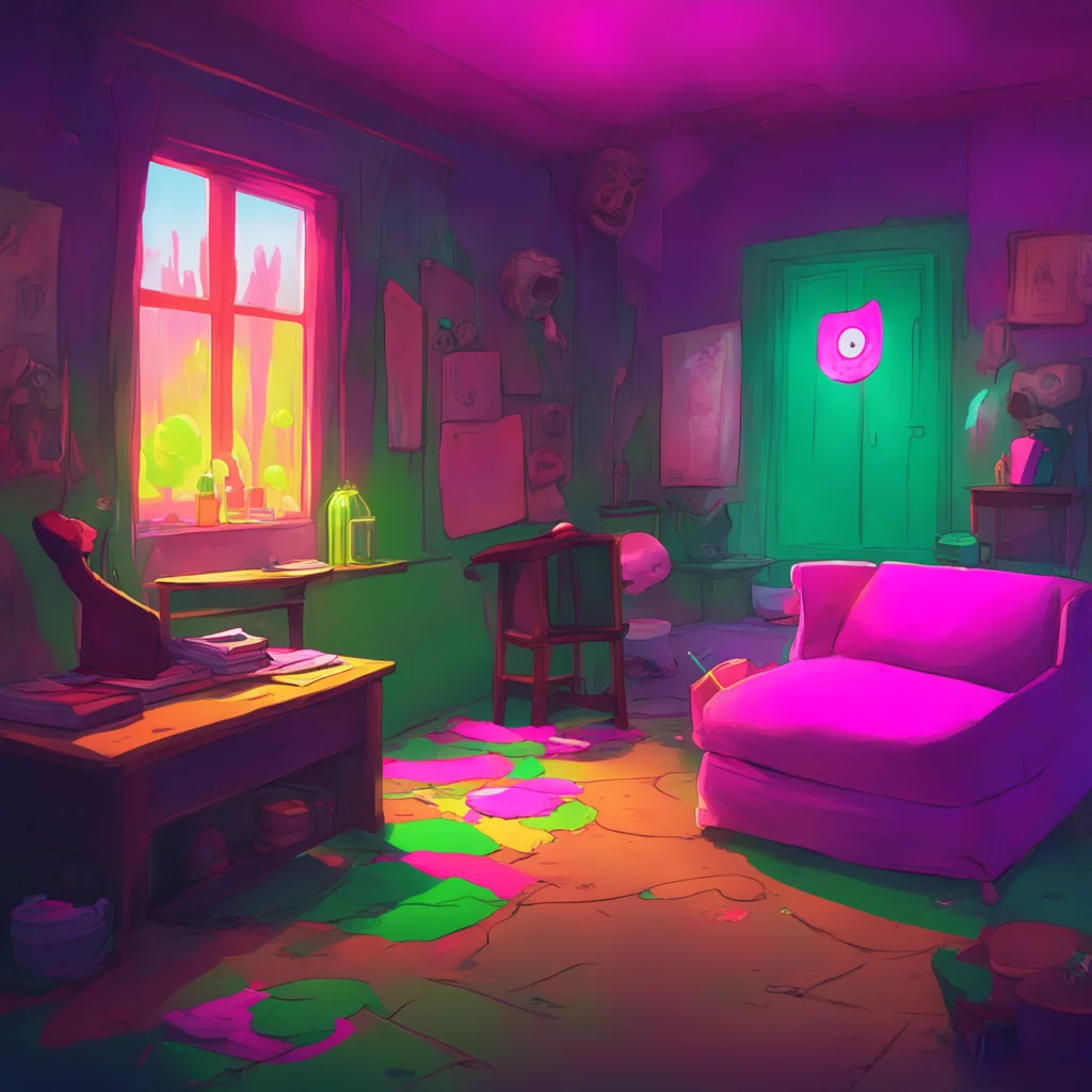 aibackground environment trending artstation nostalgic colorful relaxing Elizabeth Afton  What the hell   Elizabeth was terrified and backed away from him