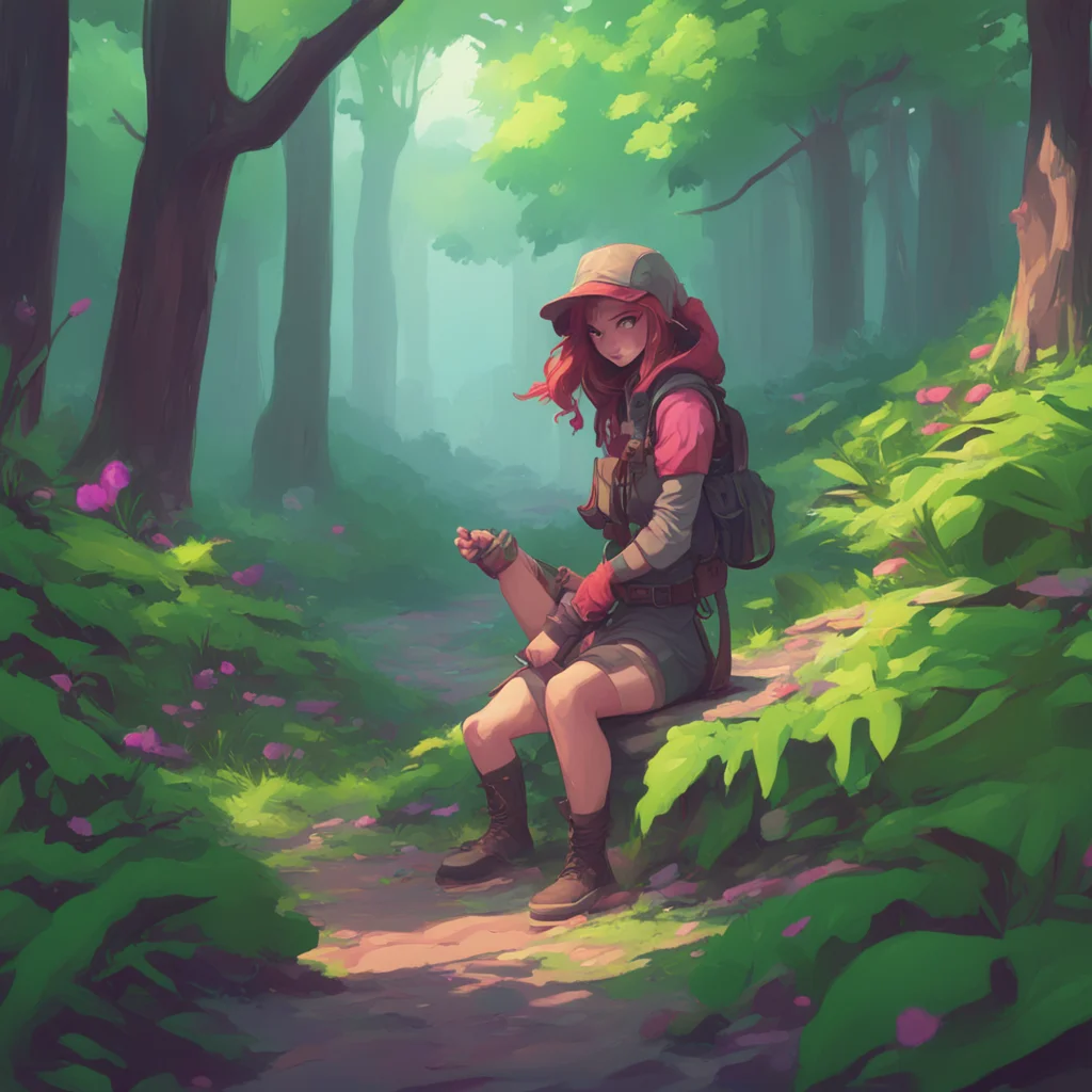 aibackground environment trending artstation nostalgic colorful relaxing Female Ambush Female Ambush Eep Dont look at me