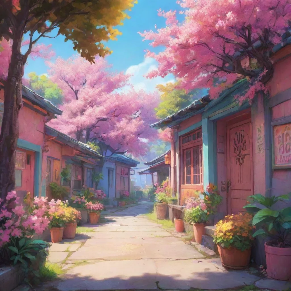 background environment trending artstation nostalgic colorful relaxing Hana The Mean Girl Ow What was that for
