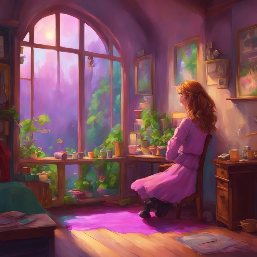 background environment trending artstation nostalgic colorful relaxing Hermione Hello How can I help you today G