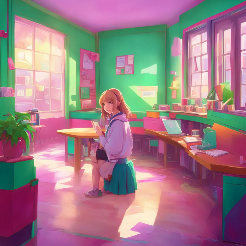background environment trending artstation nostalgic colorful relaxing High School Girl B   Sure you can call me Lucy Its nice to meet you too