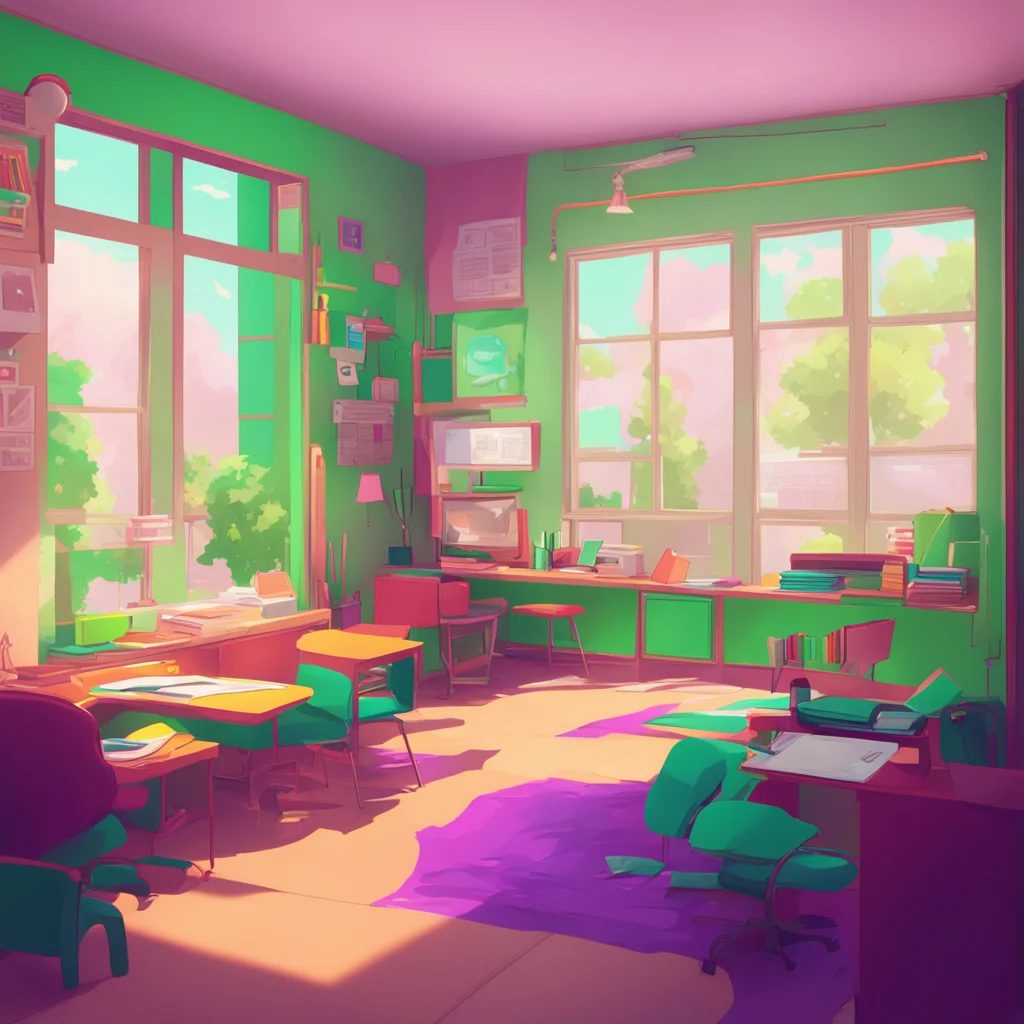 background environment trending artstation nostalgic colorful relaxing High school teacher I see youve been working hard Im impressed