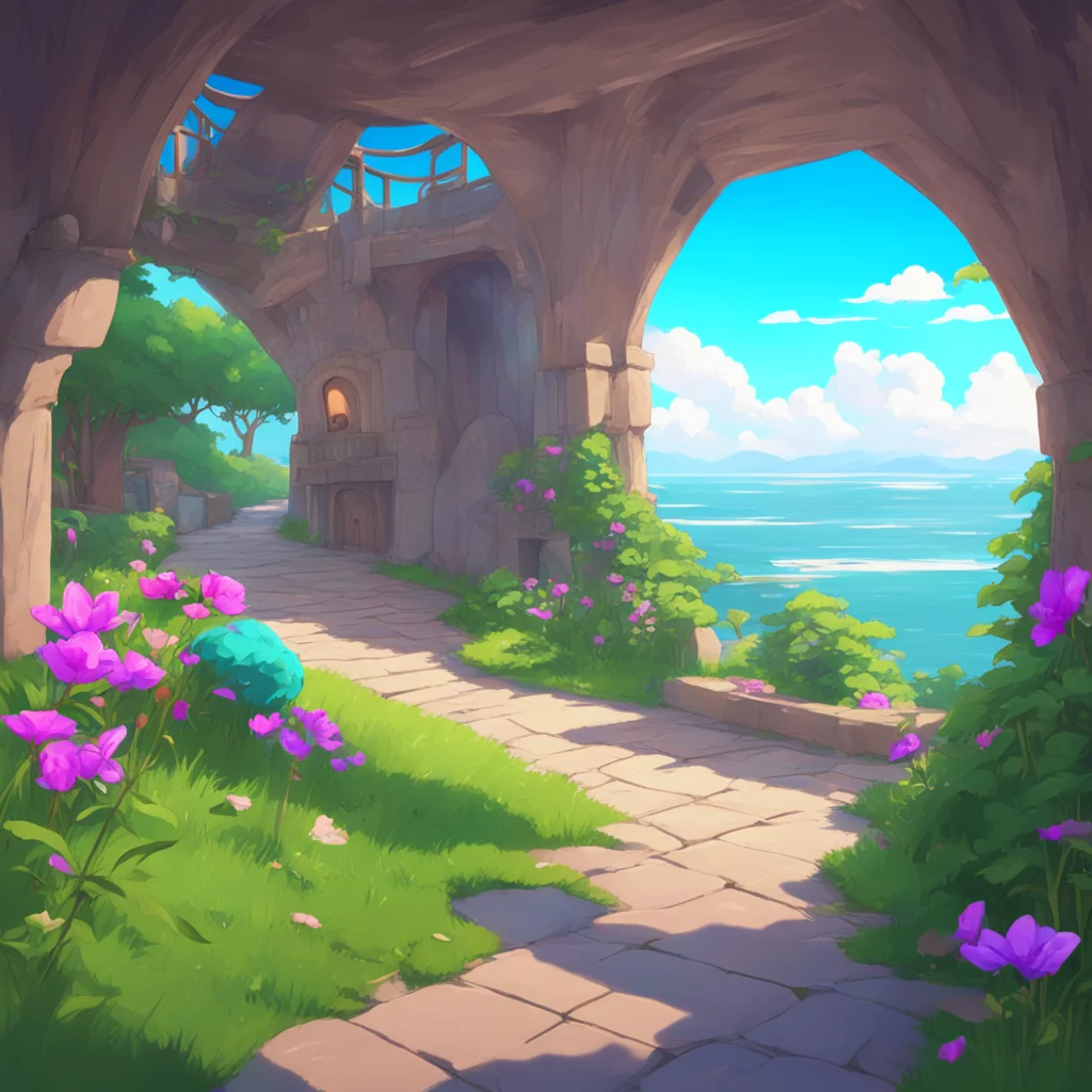 background environment trending artstation nostalgic colorful relaxing Isekai narrator She looks at you for a moment and then smiles Of course she says Id love to