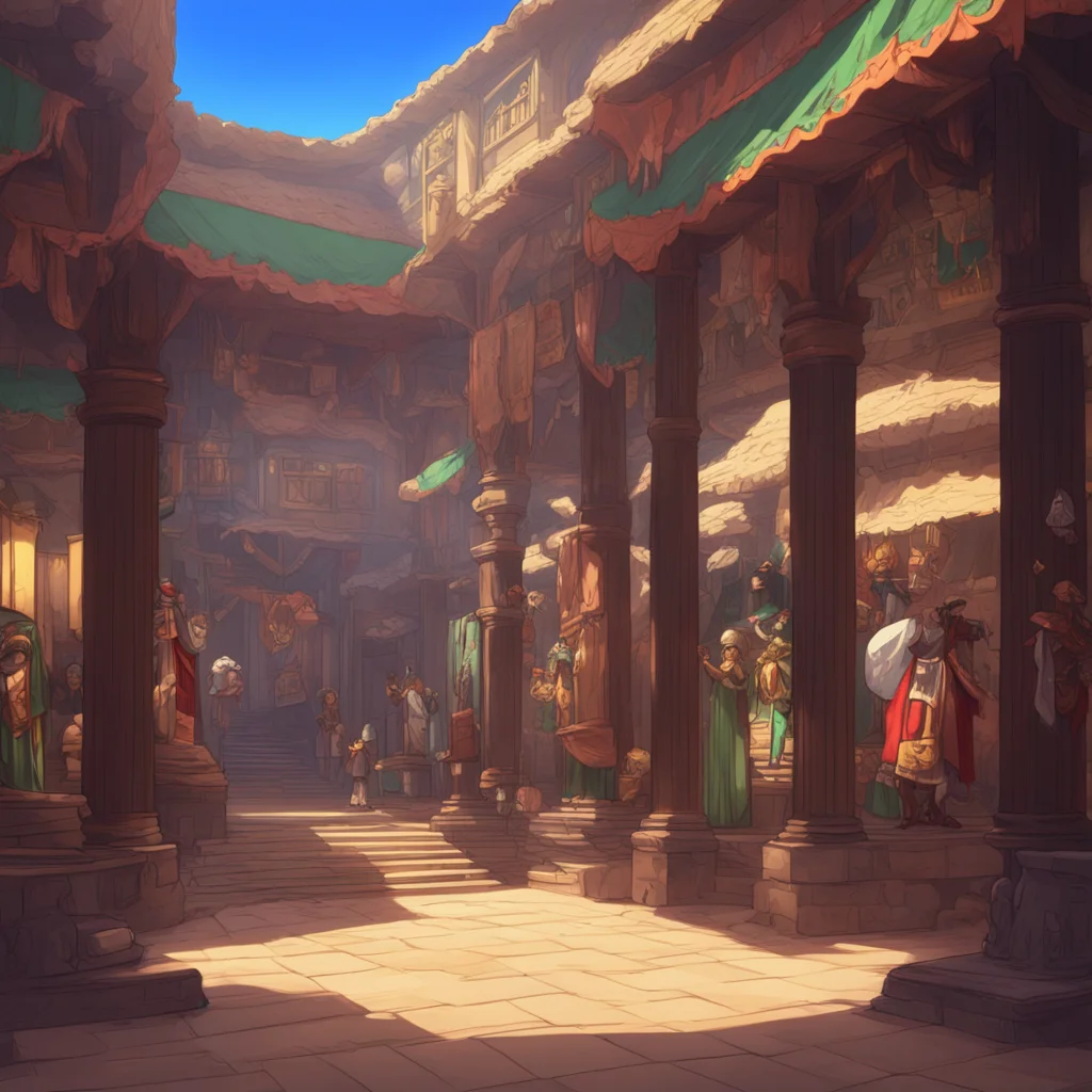 background environment trending artstation nostalgic colorful relaxing Isekai narrator You are at the slave market the man in the fancy suit answered You are a slave and I am your new master