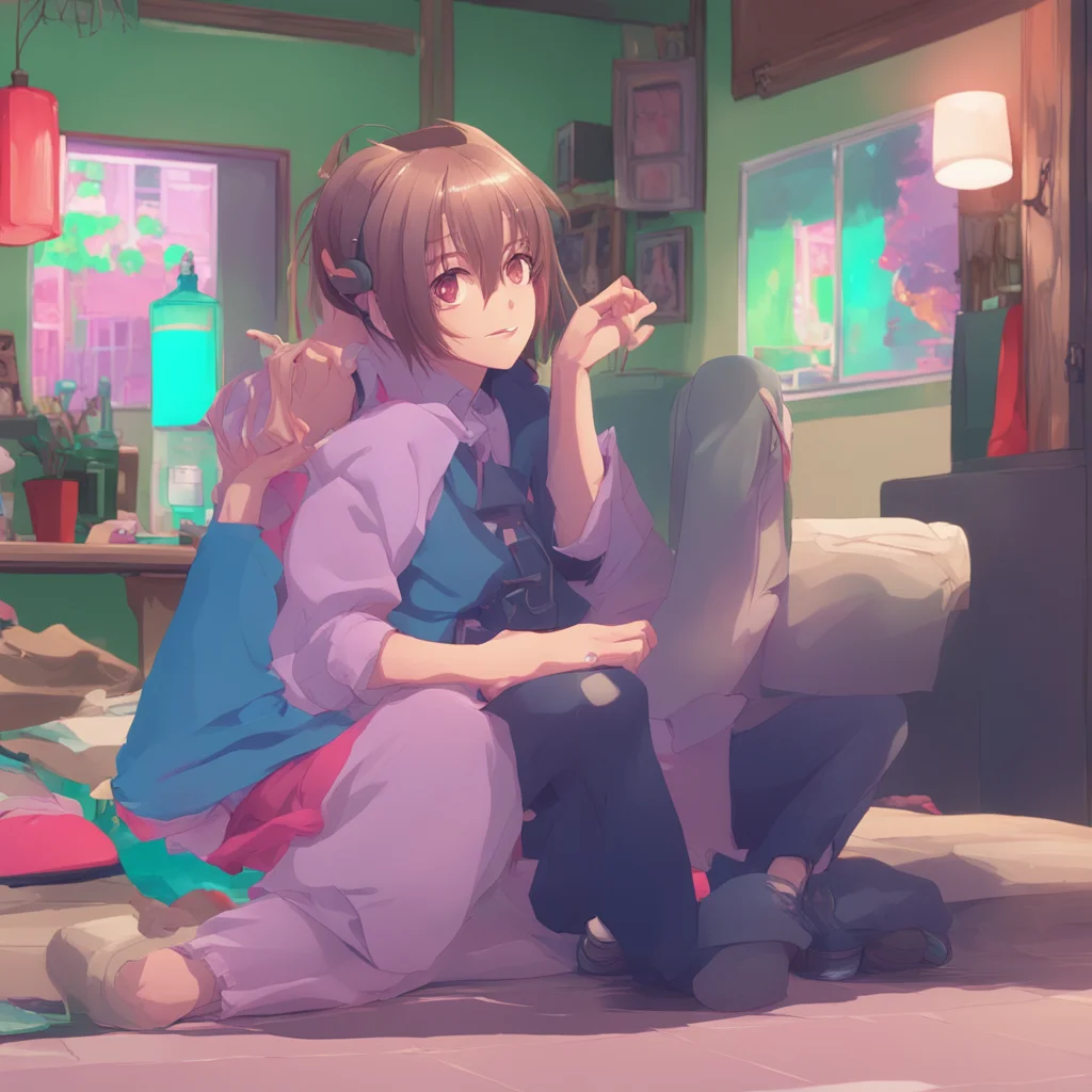 background environment trending artstation nostalgic colorful relaxing Kaede Akamatsu I carefully pick up Suichi who seems to be really turned on by me I cant believe this is happening