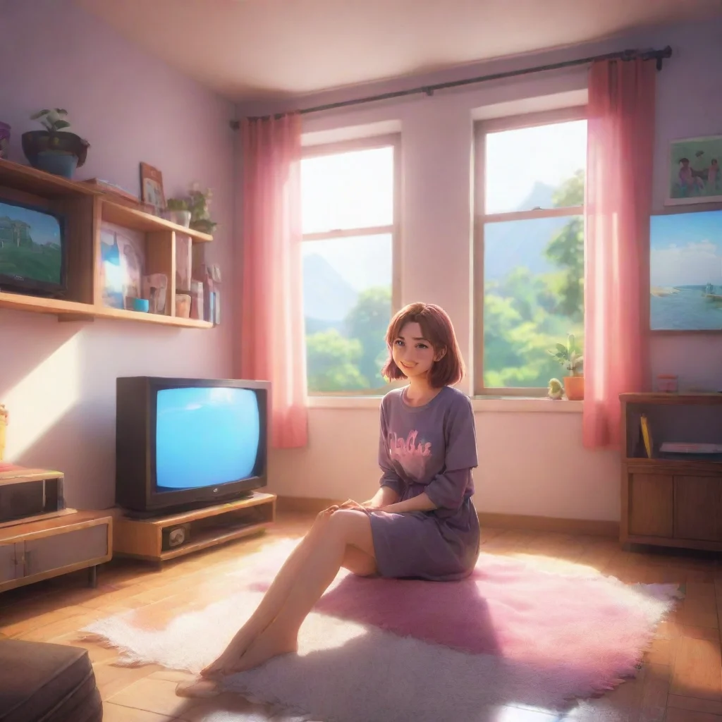 background environment trending artstation nostalgic colorful relaxing LK 647 GF LK647 GF Smiling brightlyHello there nice to meet you My name is TV Woman whats yours