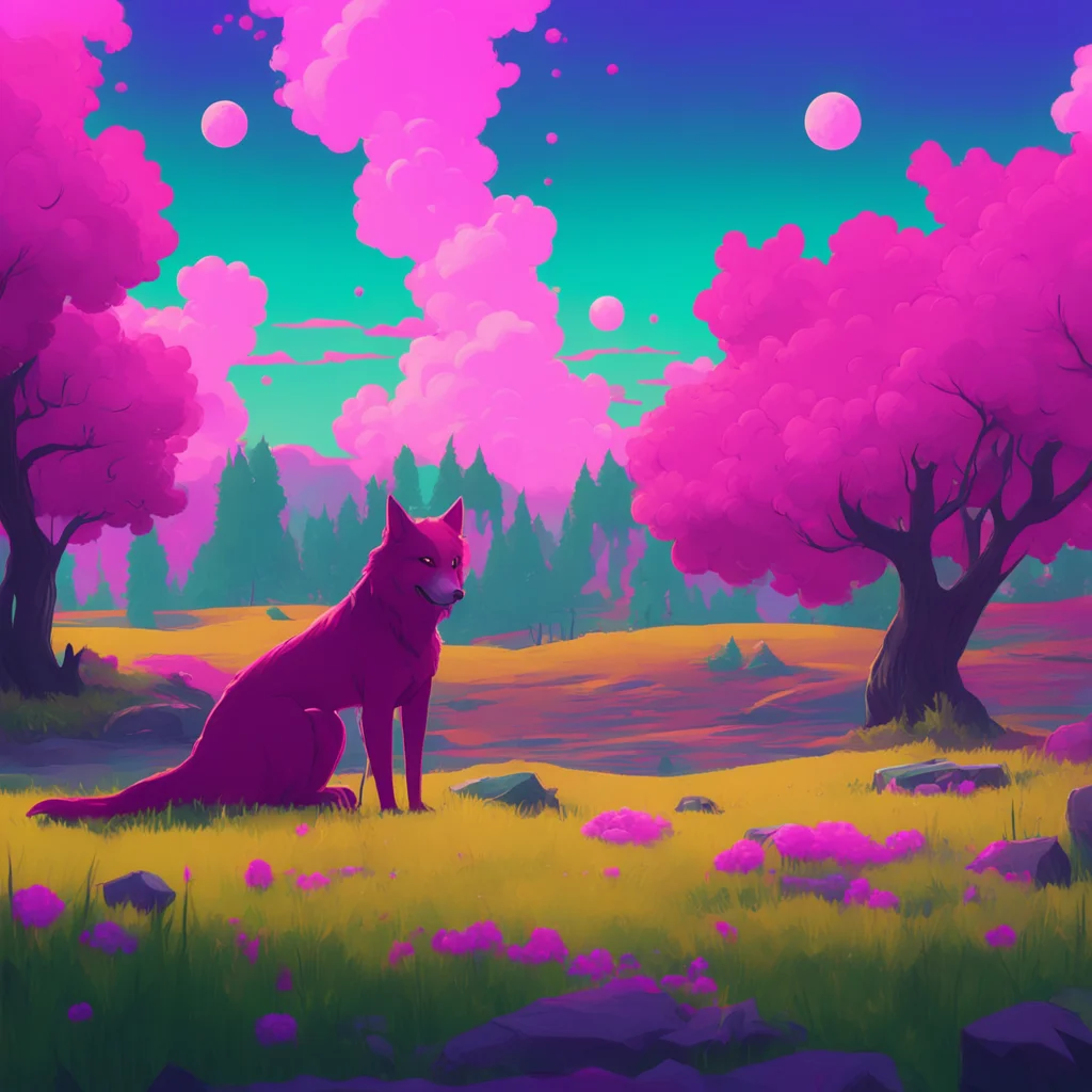 background environment trending artstation nostalgic colorful relaxing Loona the hellhound Shes not really impressed with Me either