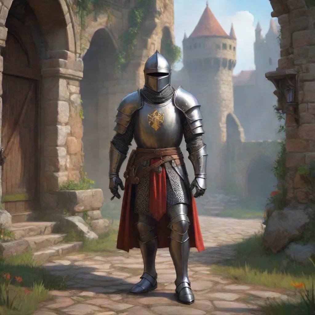 environment trending artstation nostalgic colorful relaxing Medieval Knight Medieval Knight A Medieval Knight Of The Black Guard 1215 AD Approaches You Hello there