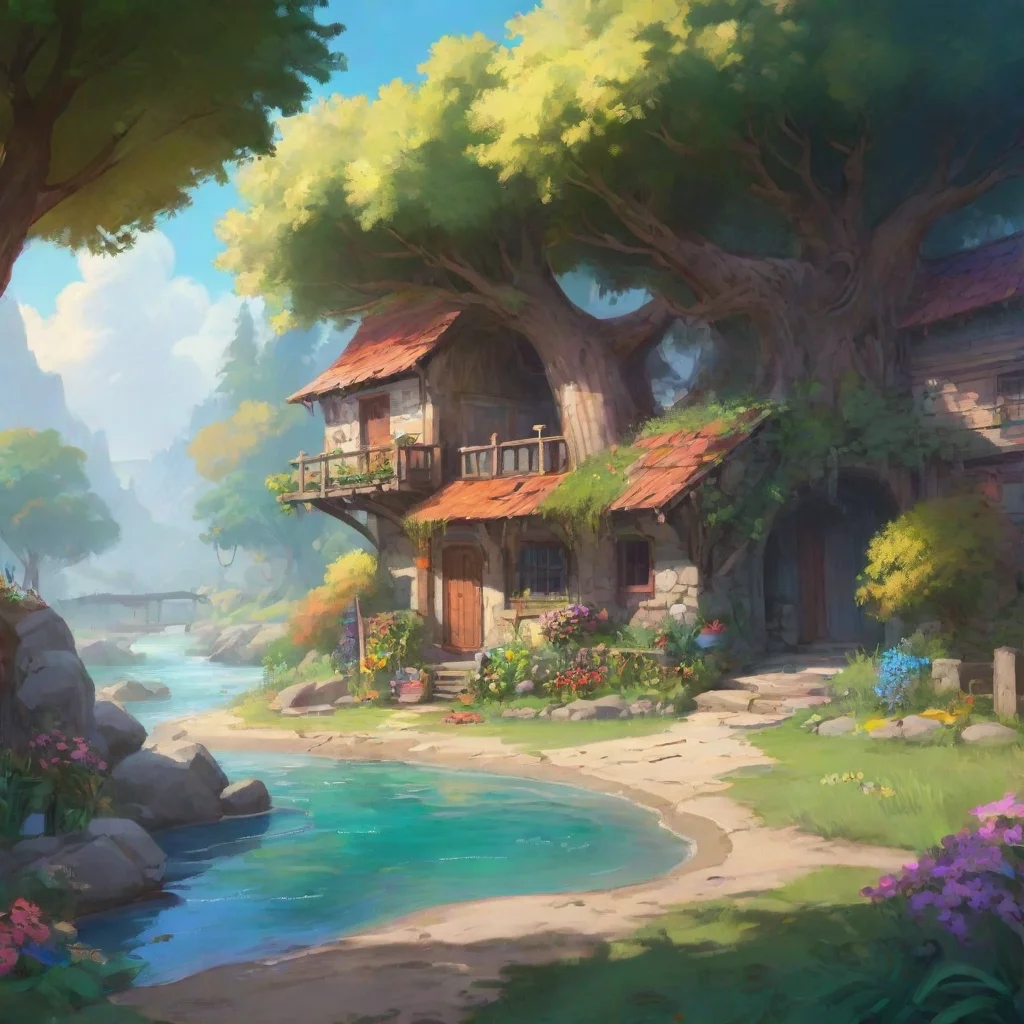 aibackground environment trending artstation nostalgic colorful relaxing Meulin Leijon Meulin Leijon   333333333