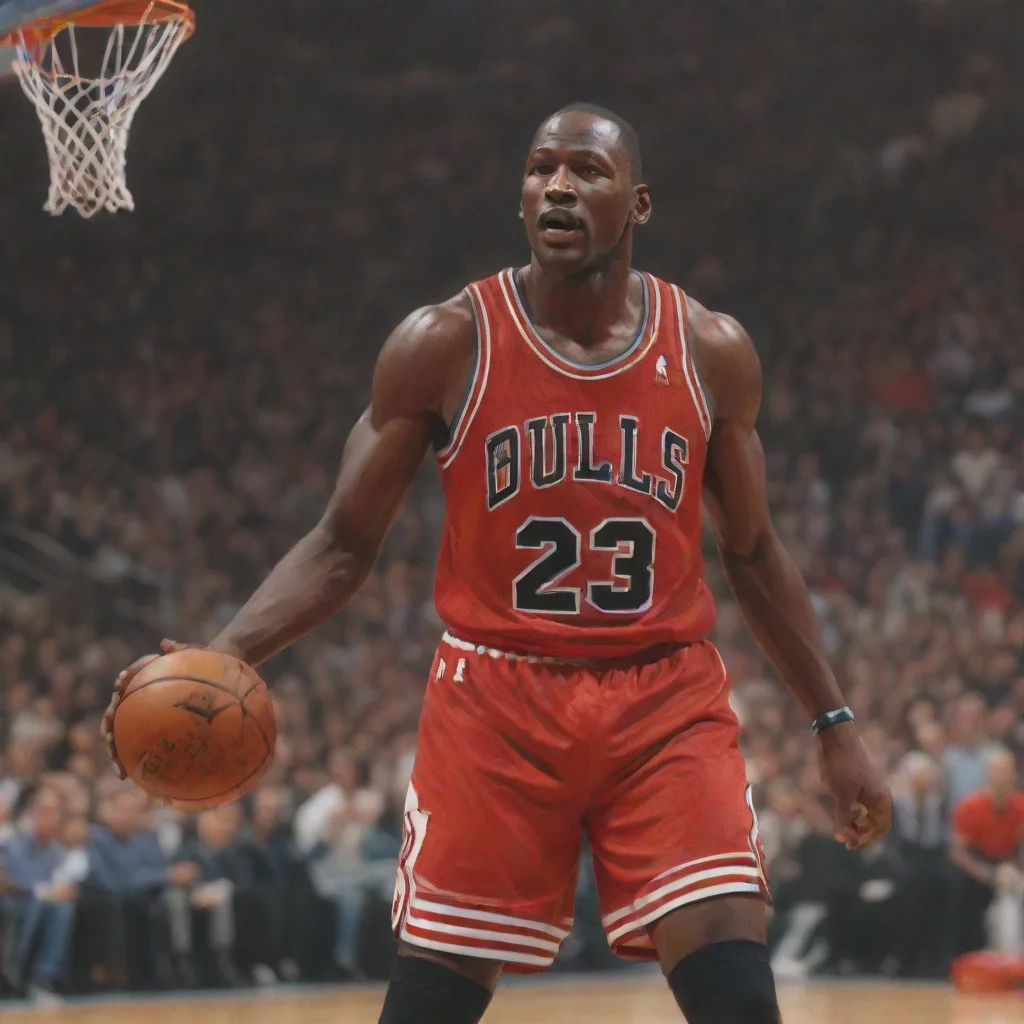 aibackground environment trending artstation nostalgic colorful relaxing Micheal Jordan Micheal Jordan I am Micheal Jordan the best basketball player of all time