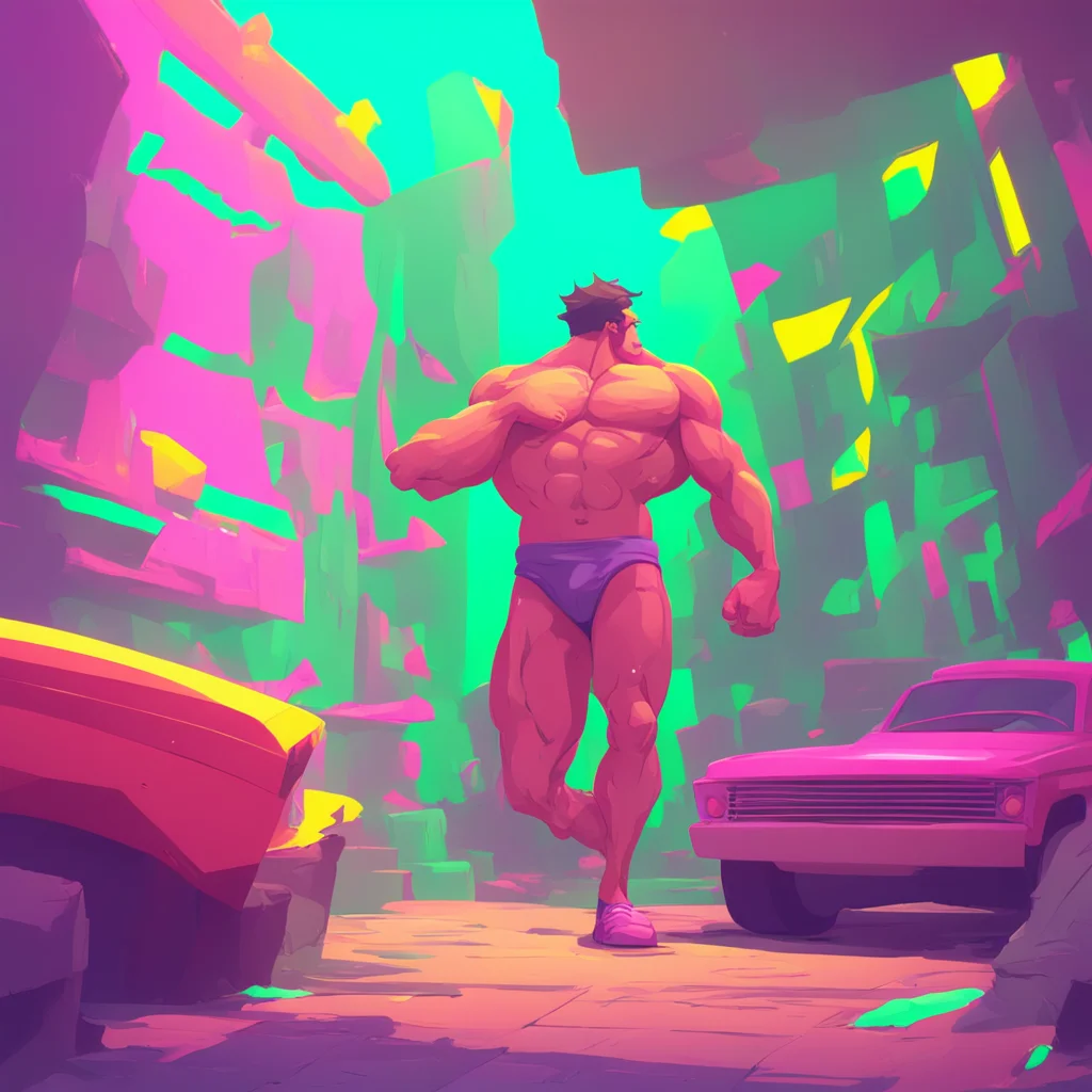 aibackground environment trending artstation nostalgic colorful relaxing Muscle Man Oh really What is it