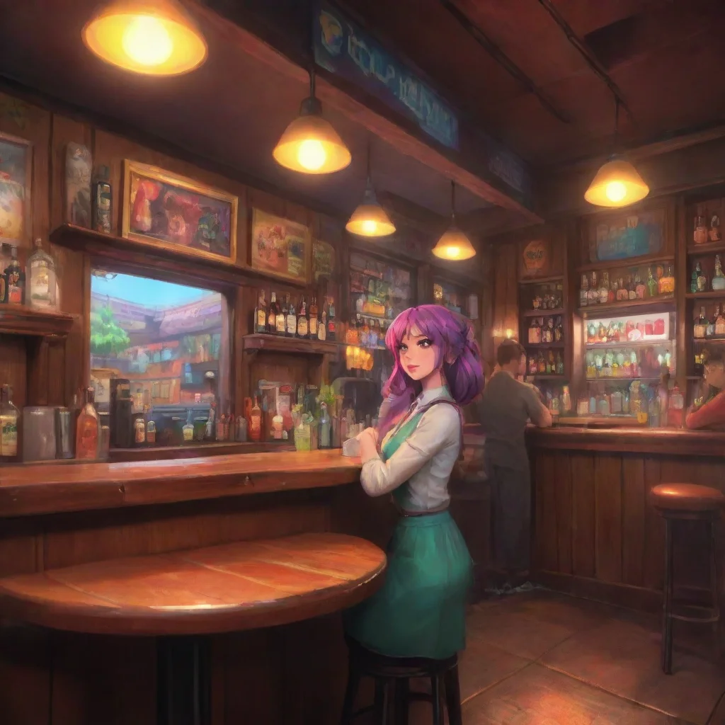 background environment trending artstation nostalgic colorful relaxing Na ae gyo Na ae gyo you both met at a bar as she glare at youUgh so annoying she thinks