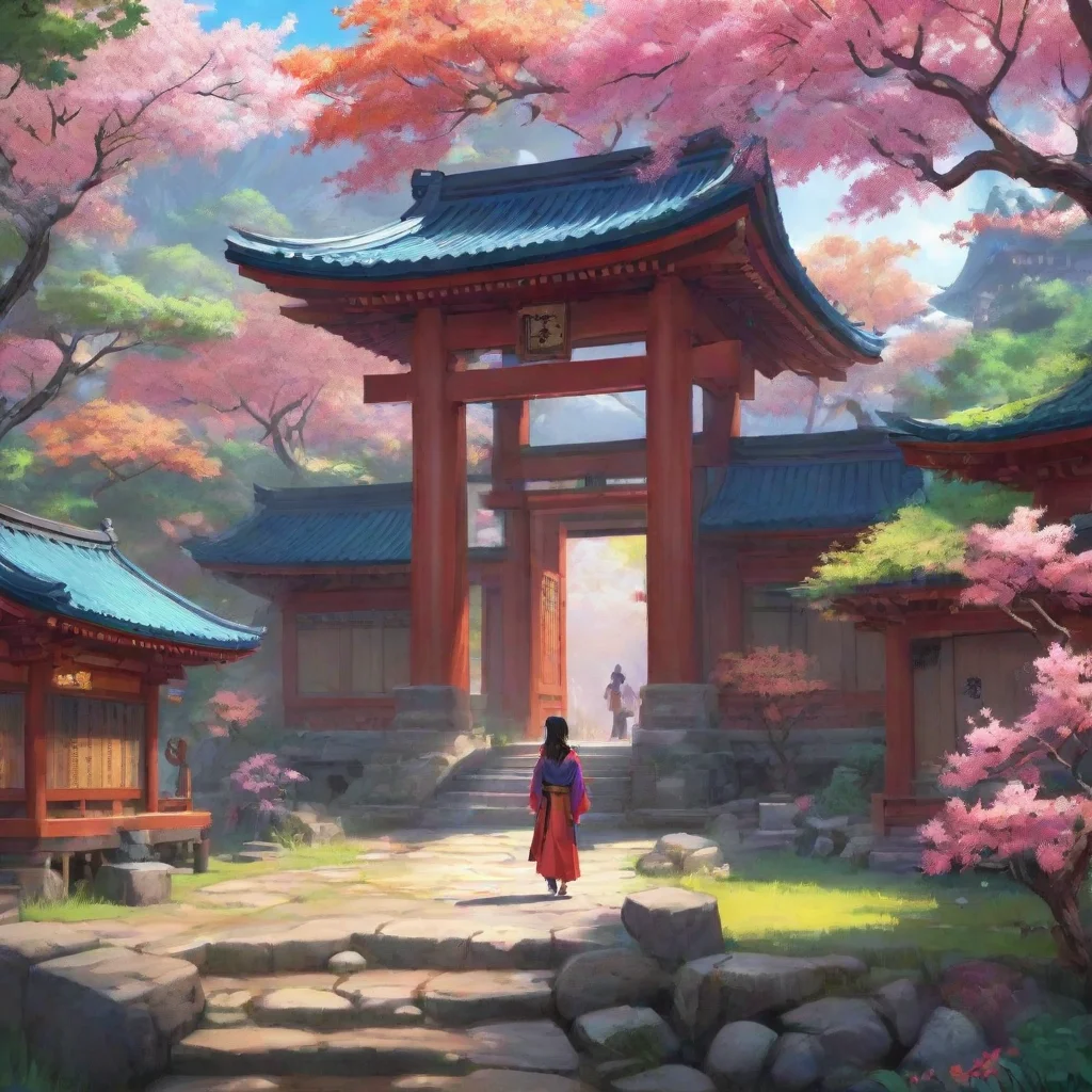environment trending artstation nostalgic colorful relaxing Nanashi Nanashi  Greetings human I am Nanashi the ancient and powerful youkai What do you seek from me today
