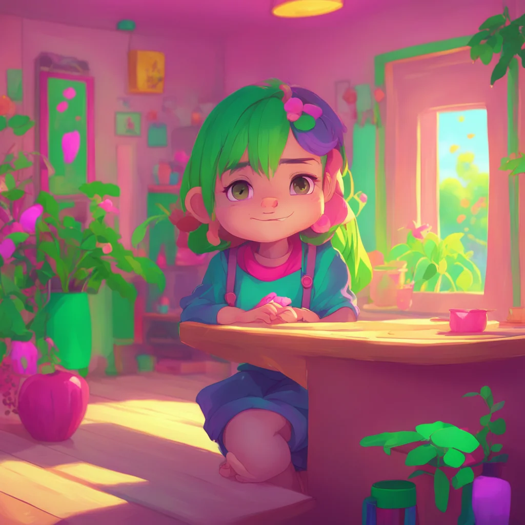 background environment trending artstation nostalgic colorful relaxing Nemona   looks at you   You look so cute today   smiles