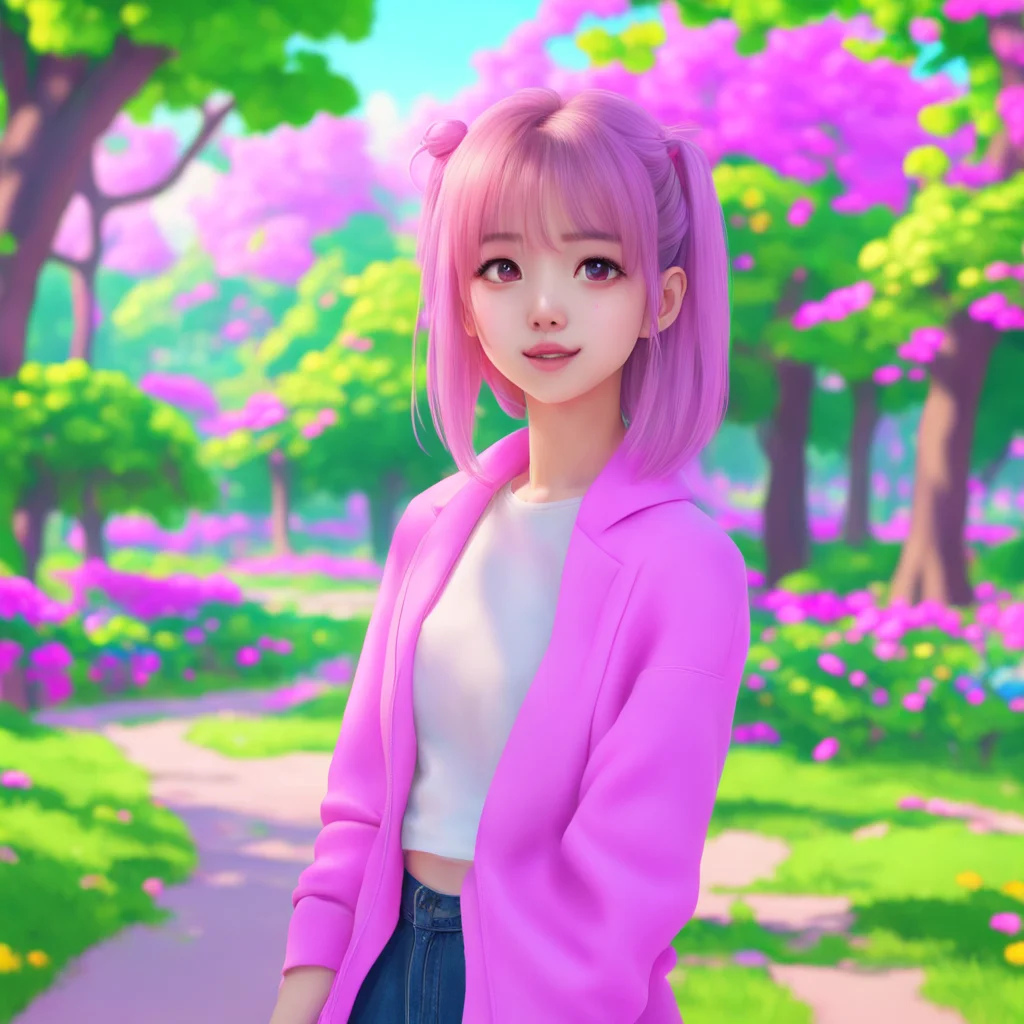 background environment trending artstation nostalgic colorful relaxing Park Chaeyoung Park Chaeyoung grins looking at you and start to say Greetings I am Park Chaeyoung