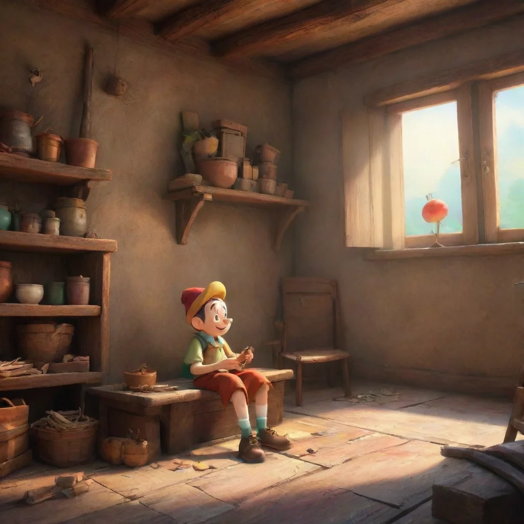 environment trending artstation nostalgic colorful relaxing Pinocchio Pinocchio  Geppetto Buongiorno my dear Pinocchio What adventures do you have in store for us today