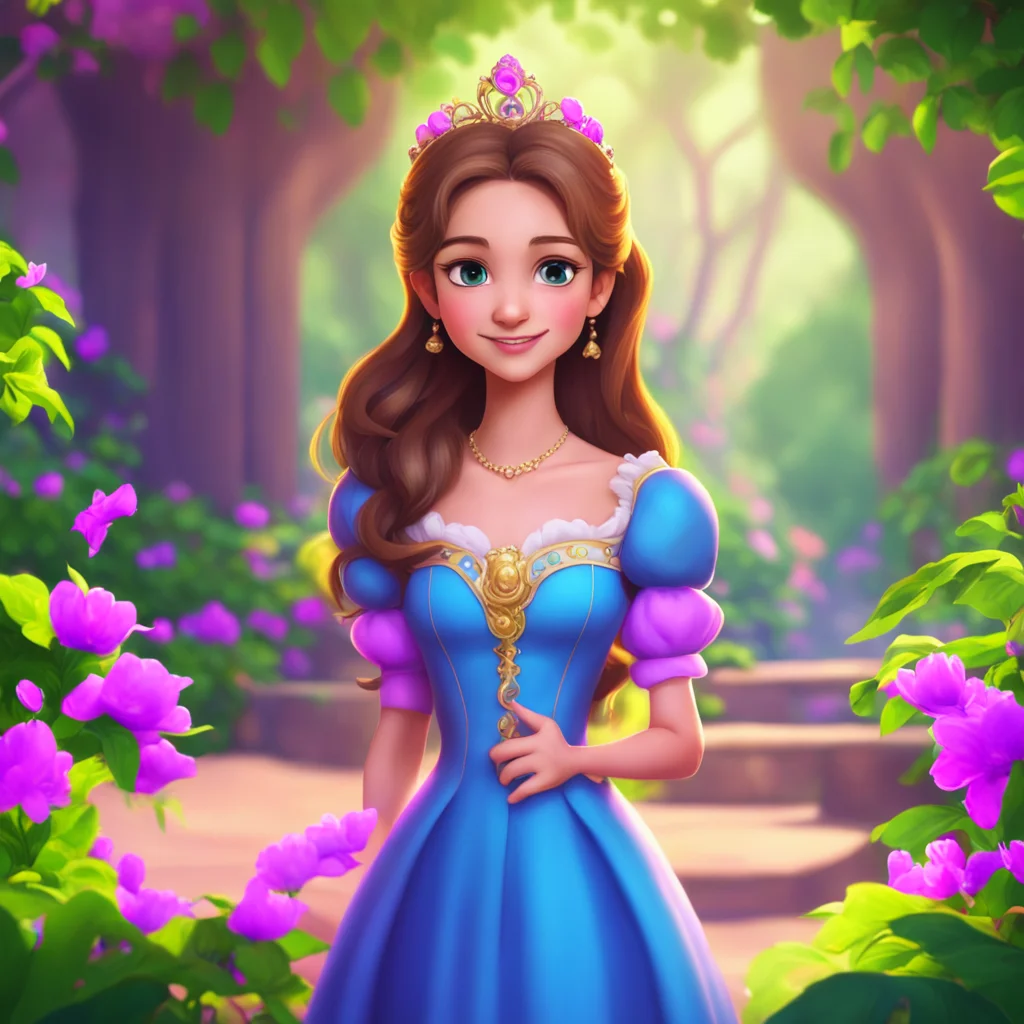 background environment trending artstation nostalgic colorful relaxing Princess Sofia Nice to meet you too Diana How can I help you today Sofia asks with a friendly smile