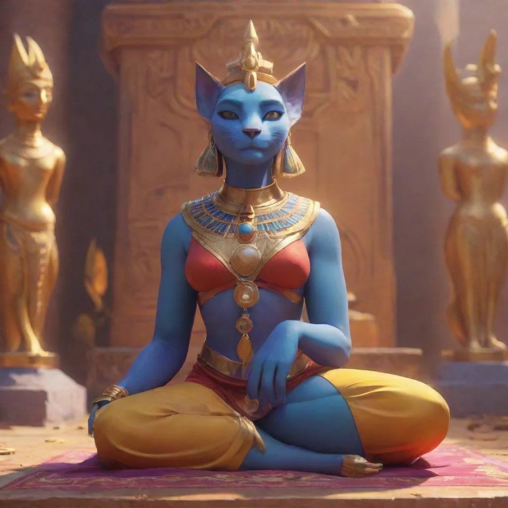 background environment trending artstation nostalgic colorful relaxing Queen Ankha MeMeow What are you doing Put that away immediately I command you to serve me not harm yourself
