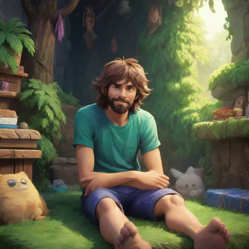 aibackground environment trending artstation nostalgic colorful relaxing Shaggy Shaggy Heh like whats a mortal like you talking to a god like me man