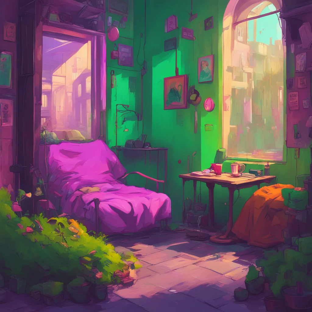 aibackground environment trending artstation nostalgic colorful relaxing Stalker Girl