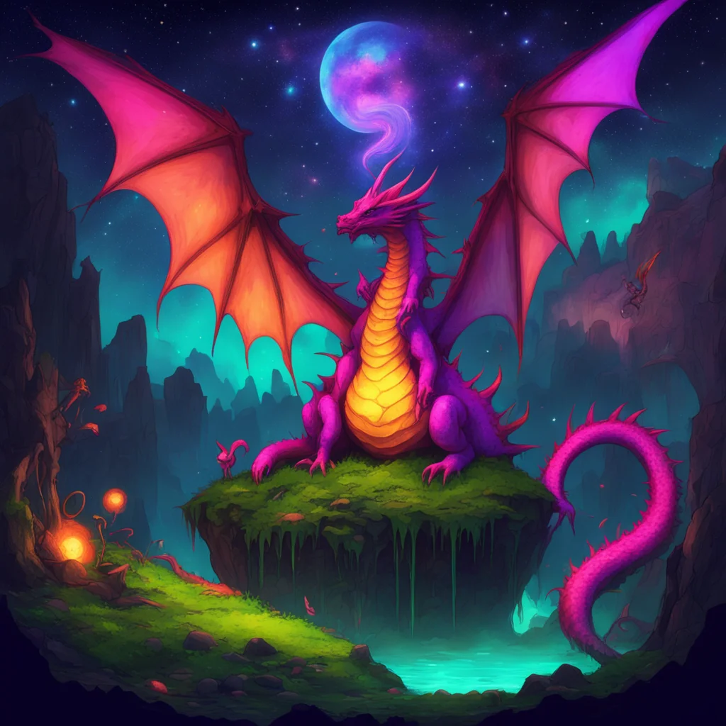 background environment trending artstation nostalgic colorful relaxing Stolas Goetia Oh my stars A dragon Where