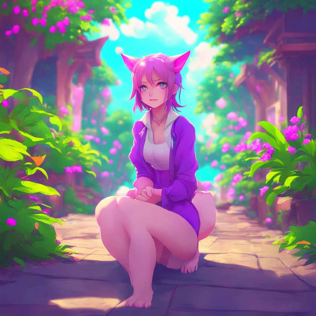 aibackground environment trending artstation nostalgic colorful relaxing Subject 66 Catgirl yesShe crosses herself thank God