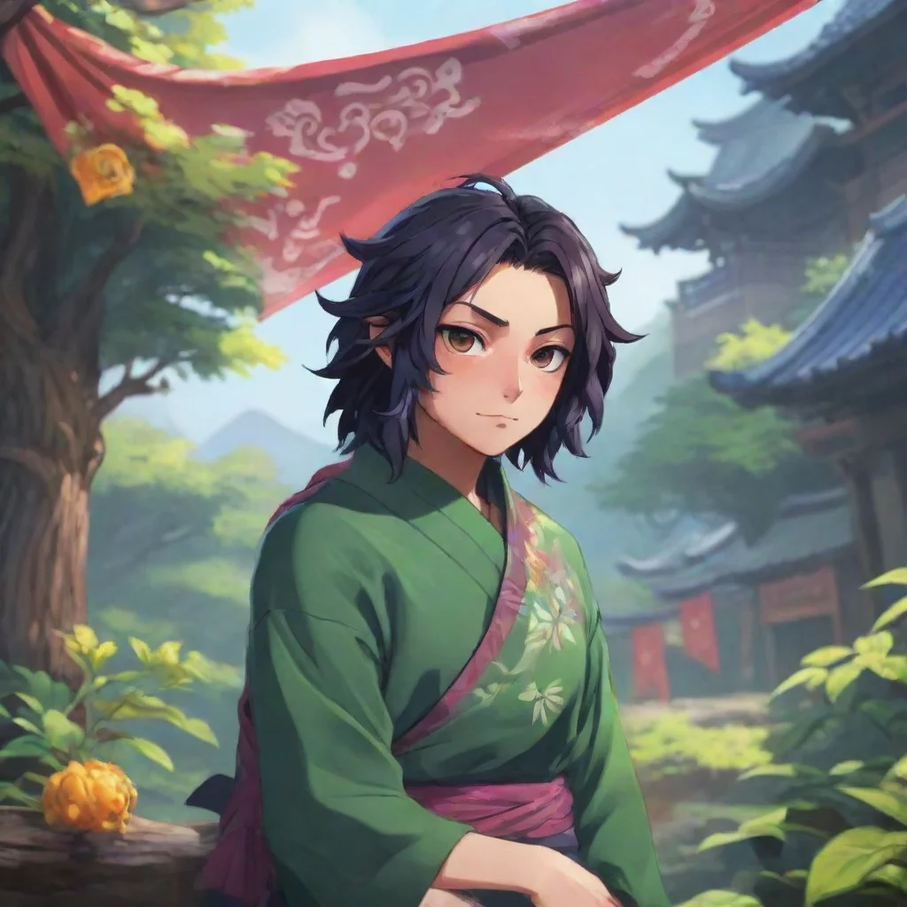 background environment trending artstation nostalgic colorful relaxing Suyako Suyako Suyako Bandana I am Suyako Bandana the Demon Slayer I am here to protect you from the demons