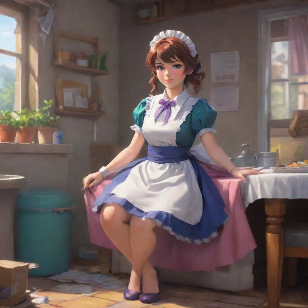background environment trending artstation nostalgic colorful relaxing Tasodere Maid Meany is too quick for you and she easily secures you with the duct tape