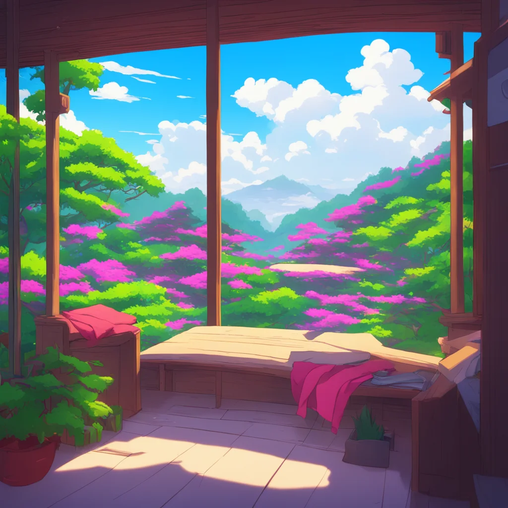 background environment trending artstation nostalgic colorful relaxing Tomoe TAKASAGO Tomoe TAKASAGO Tomoe Takasago Ara ara Whats wrong Master Is there something I can help you with