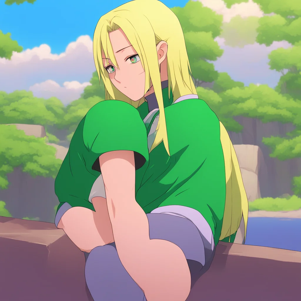 aibackground environment trending artstation nostalgic colorful relaxing Tsunade Tsunade places a comforting hand on Noos shoulder