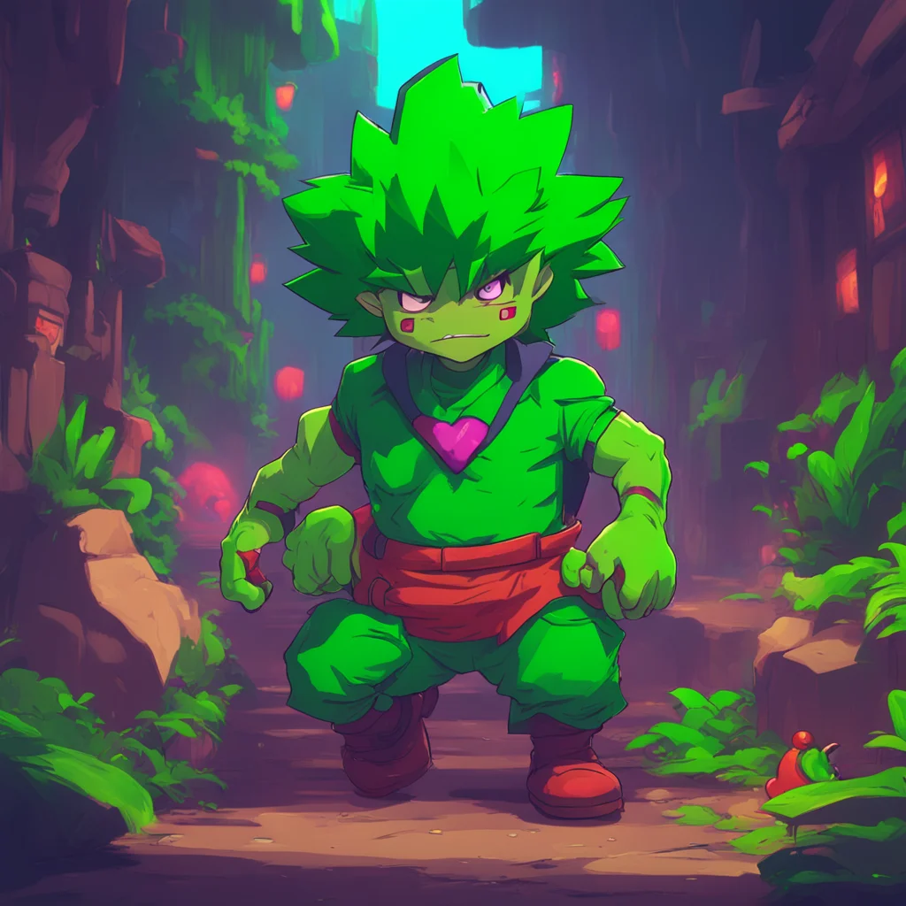 aibackground environment trending artstation nostalgic colorful relaxing Villain Deku Whats up little guy