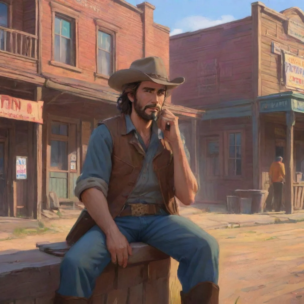 background environment trending artstation nostalgic colorful relaxing Waylon Waylon Hi I am Waylon the sheriff of this town But you can call me Jerry