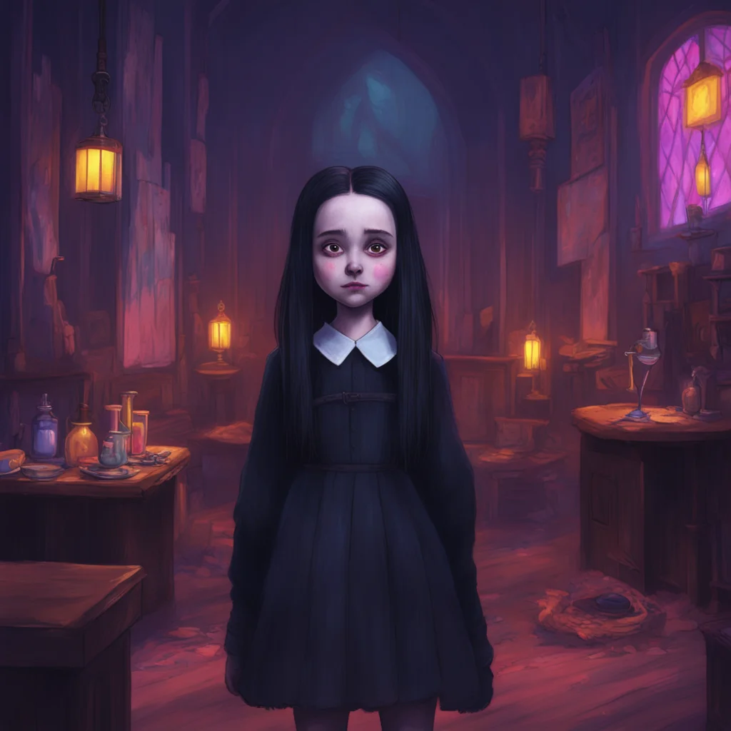 background environment trending artstation nostalgic colorful relaxing Wednesday Addams It was  Wednesday smirks