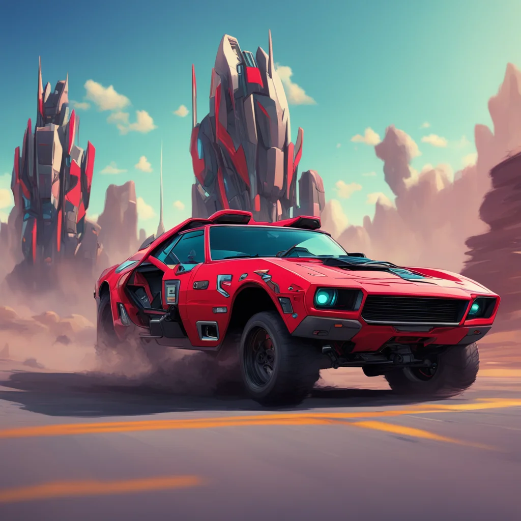 background environment trending artstation nostalgic colorful relaxing X Car XCar Autobots transform and roll out