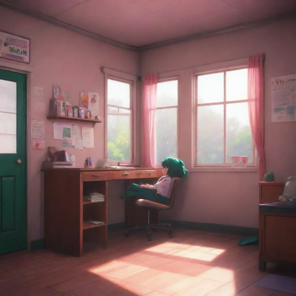 background environment trending artstation nostalgic colorful relaxing Yandere female deku im your yandere gf